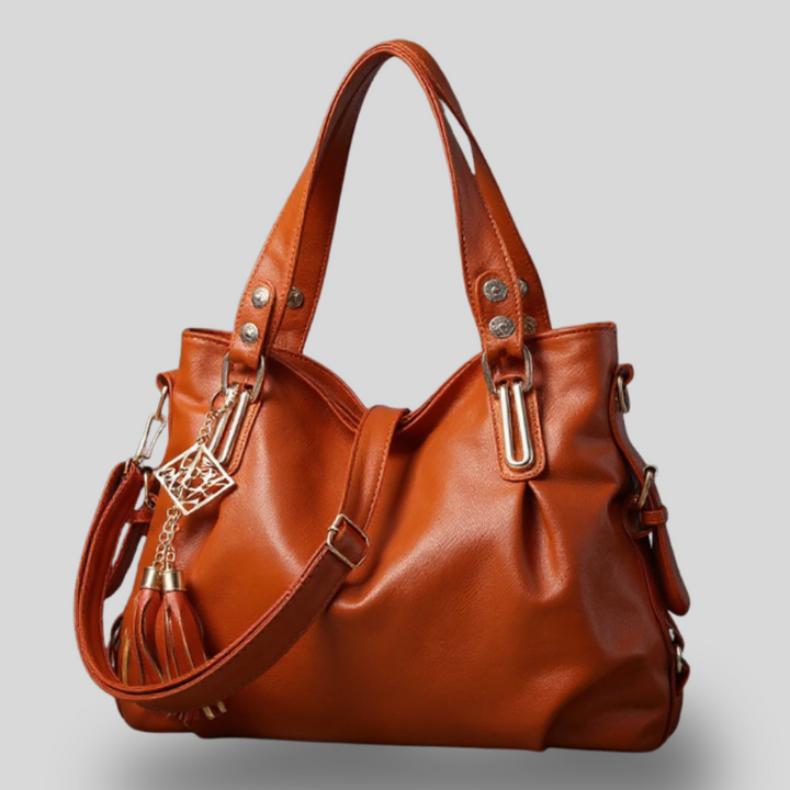 Isella | Soft-Touch Tassel Handbag