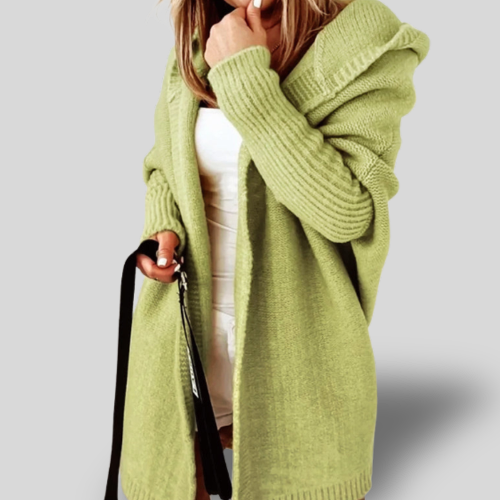 Mira  | Knit Hooded Cardigan