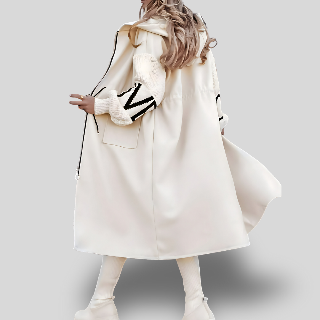Valencia | Hooded Street Luxe Lettered Coat