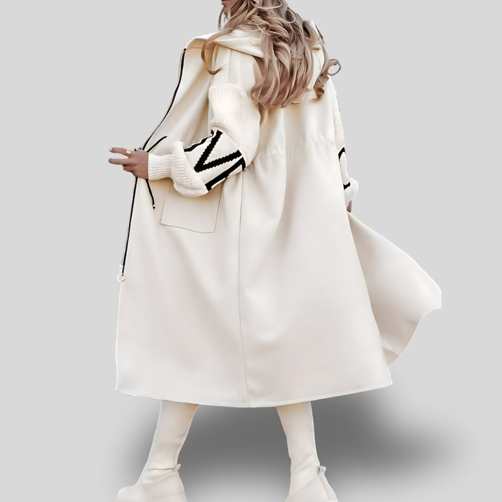 Valencia | Hooded Street Luxe Lettered Coat