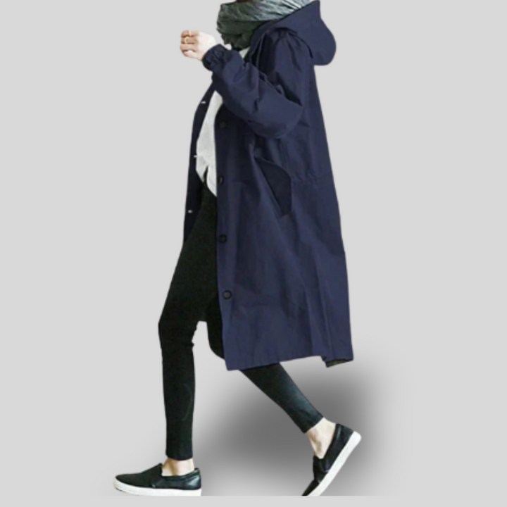 Daniela | Oversized Hooded Trench Coat