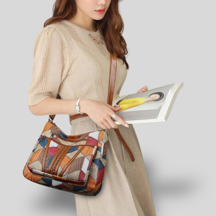 Elina | Vintage Patchwork Shoulder Bag