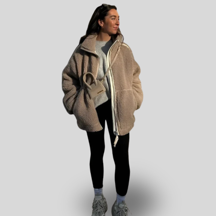 Eliette | Ultra Plush Zip-Up Teddy Jacket