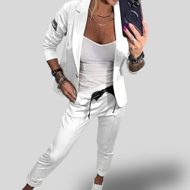 Selina | Sleek Tailored Blazer & Pants Set