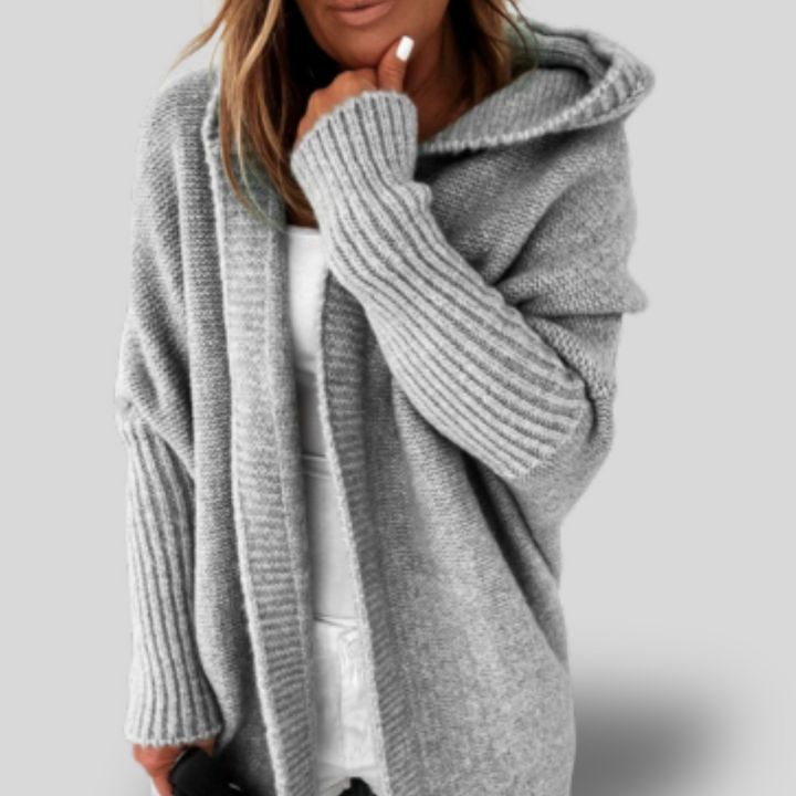 Mira  | Knit Hooded Cardigan