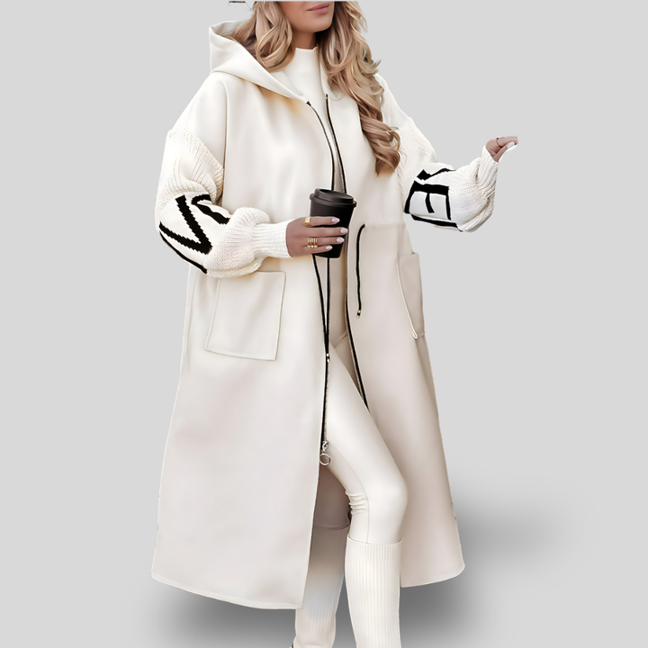 Valencia | Hooded Street Luxe Lettered Coat