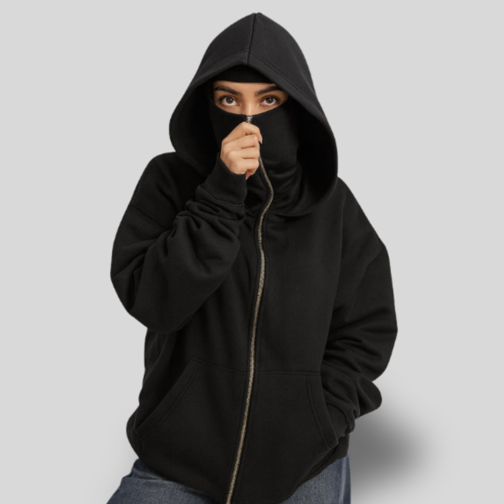 Amber | Full Shield Oversized Fleece Hoodie