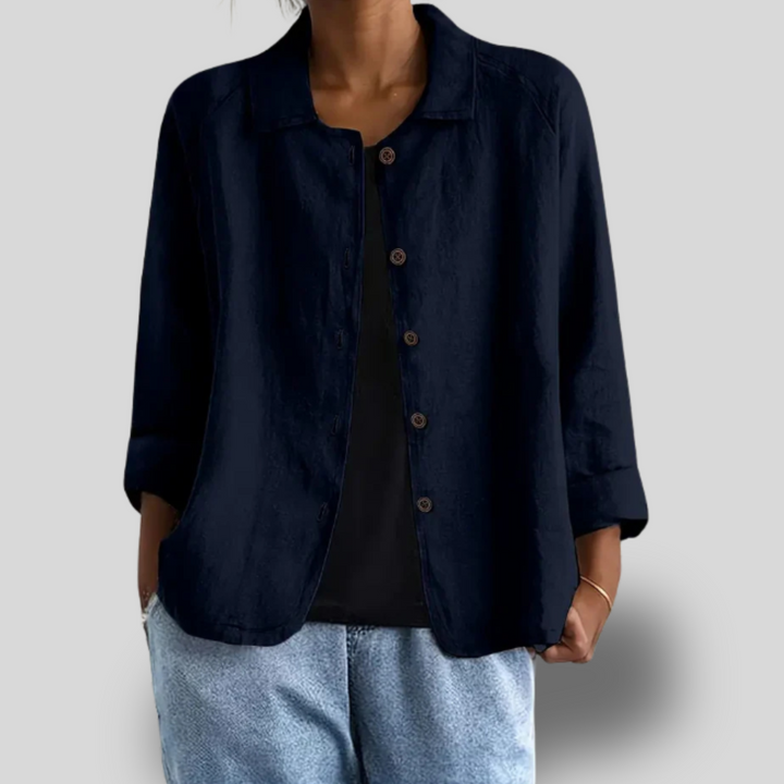 Maribel | Textured Button-Down Jacket