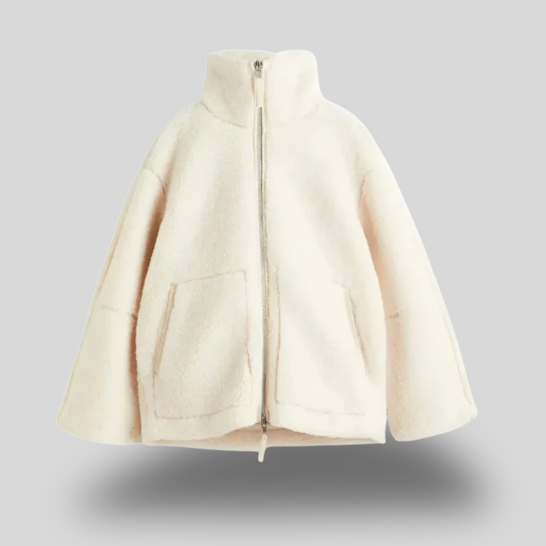 Eliette | Ultra Plush Zip-Up Teddy Jacket