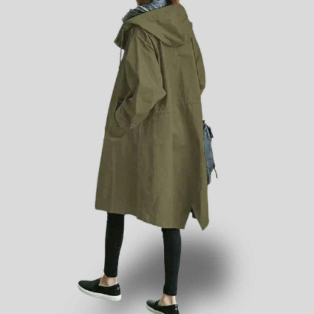 Daniela | Oversized Hooded Trench Coat