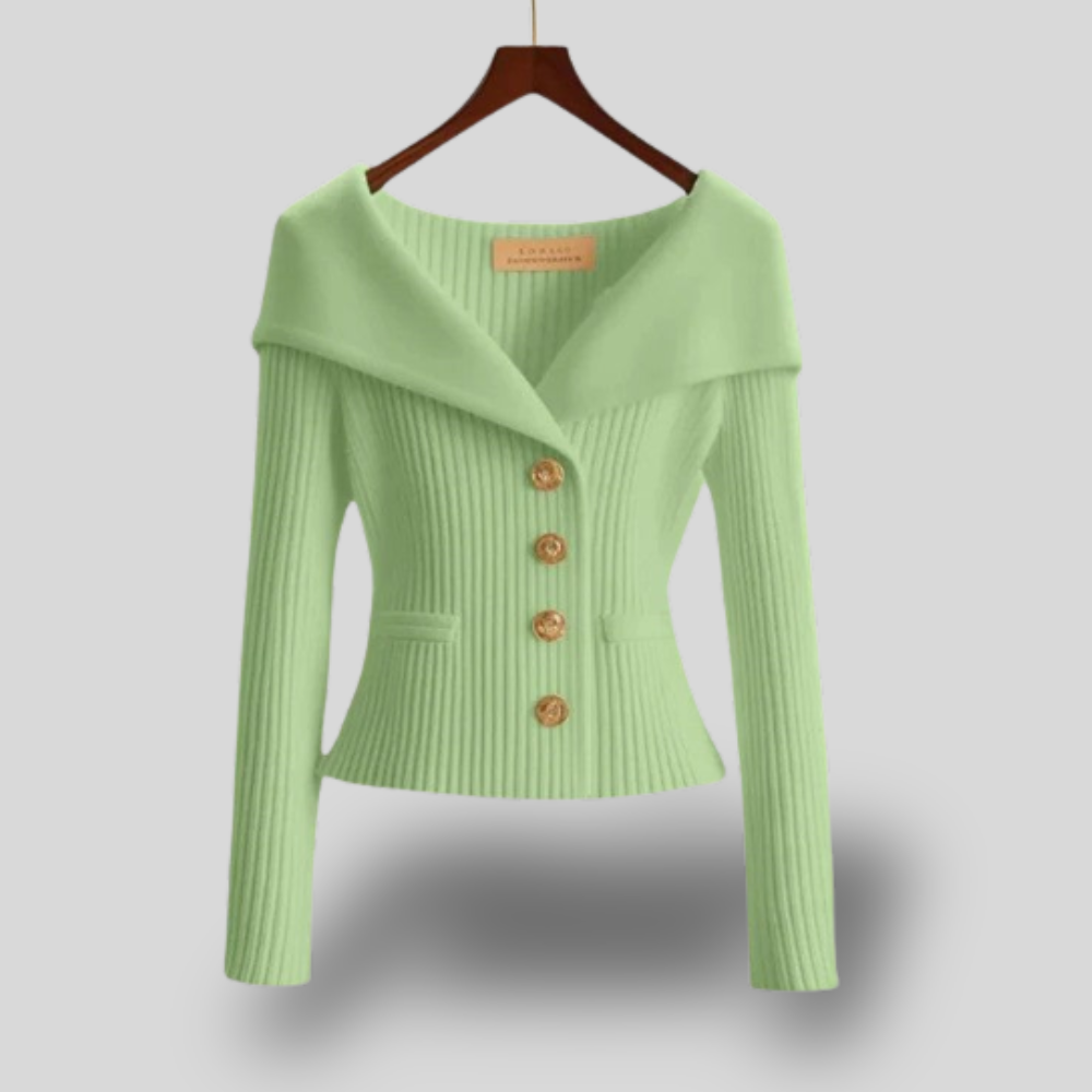 Luna | Off-Shoulder Knit Cardigan