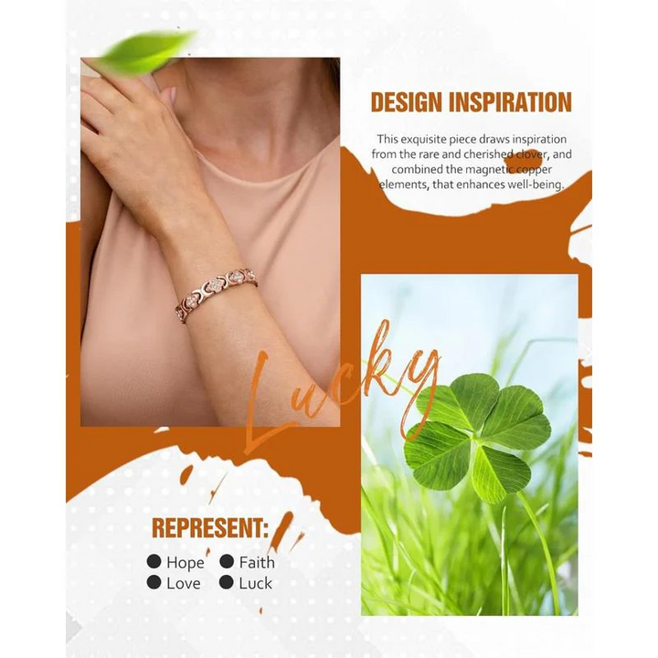 Aureline | Elegant Magnetic Copper Bangle