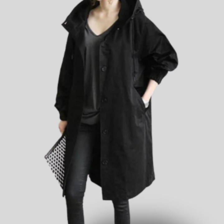 Daniela | Oversized Hooded Trench Coat