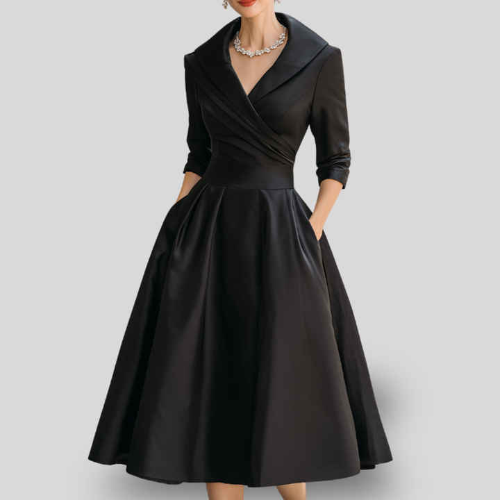 Vivienne | Vintage Elegance Midi Dress