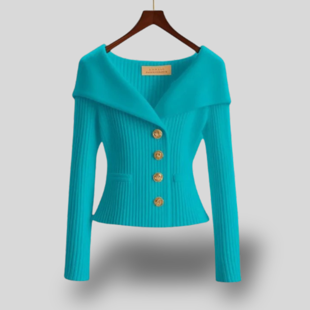Luna | Off-Shoulder Knit Cardigan