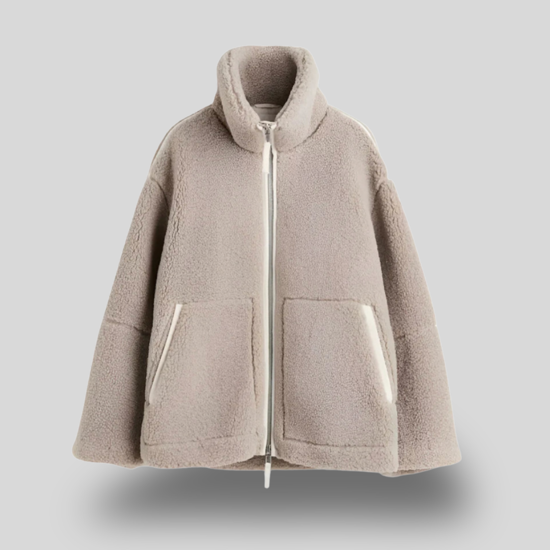Eliette | Ultra Plush Zip-Up Teddy Jacket