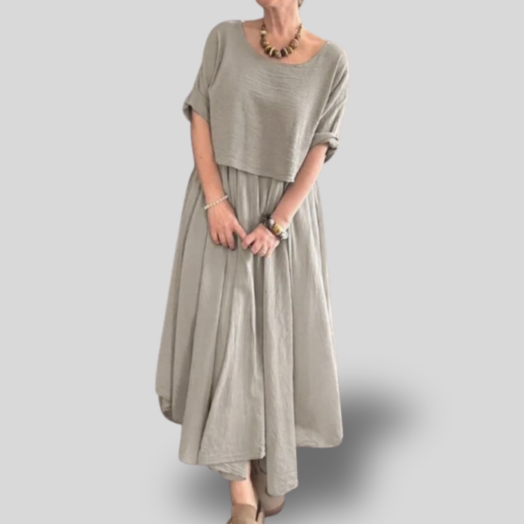 Solène | Boho 2-Piece Maxi Set