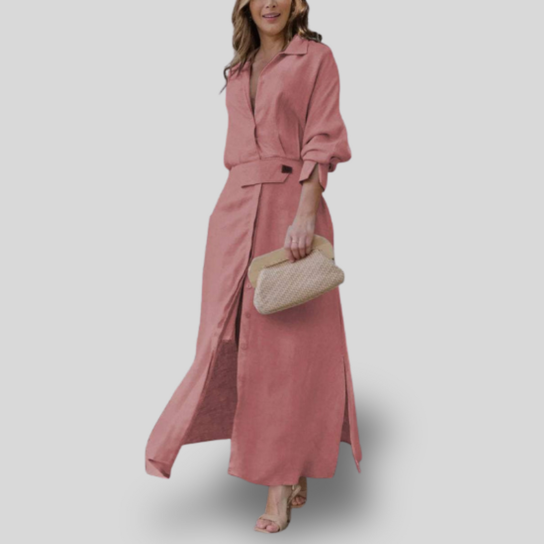Jeanette | Maxi Dress with V-Neck