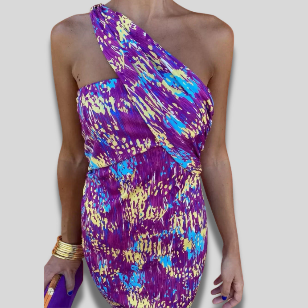 Irmgardi | Elegant One-Shoulder Dress