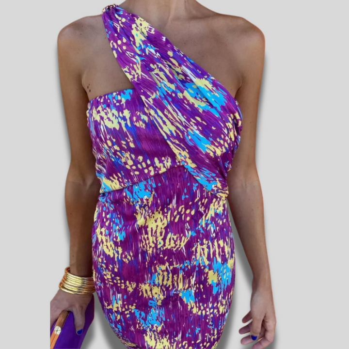 Irmgardi | Elegant One-Shoulder Dress