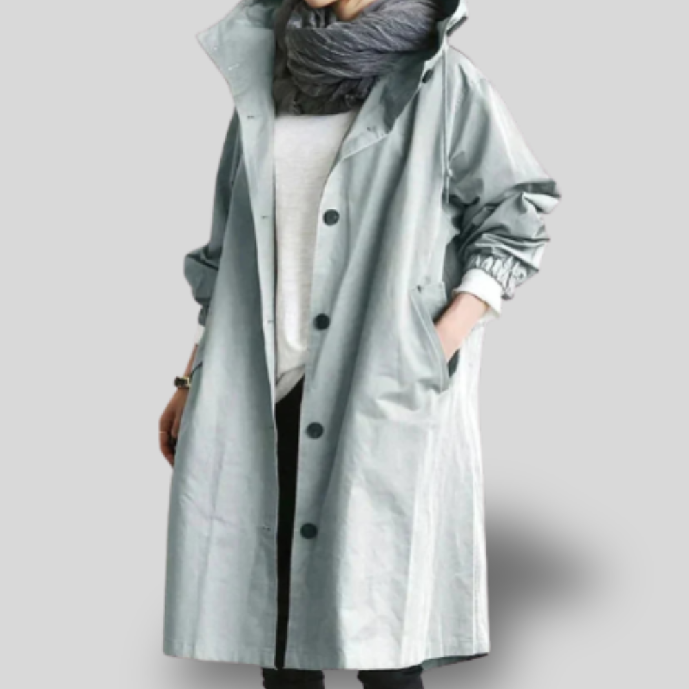 Daniela | Oversized Hooded Trench Coat