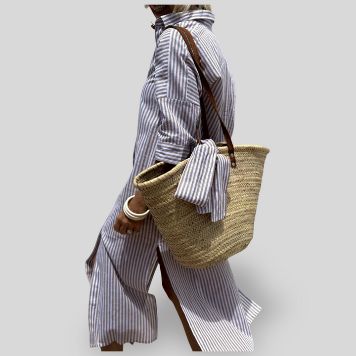 Riviera | Striped Shirt Dress