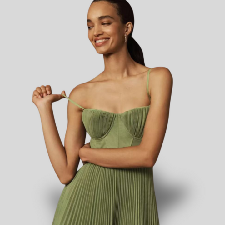 Veronica | Verde Maxi Dress