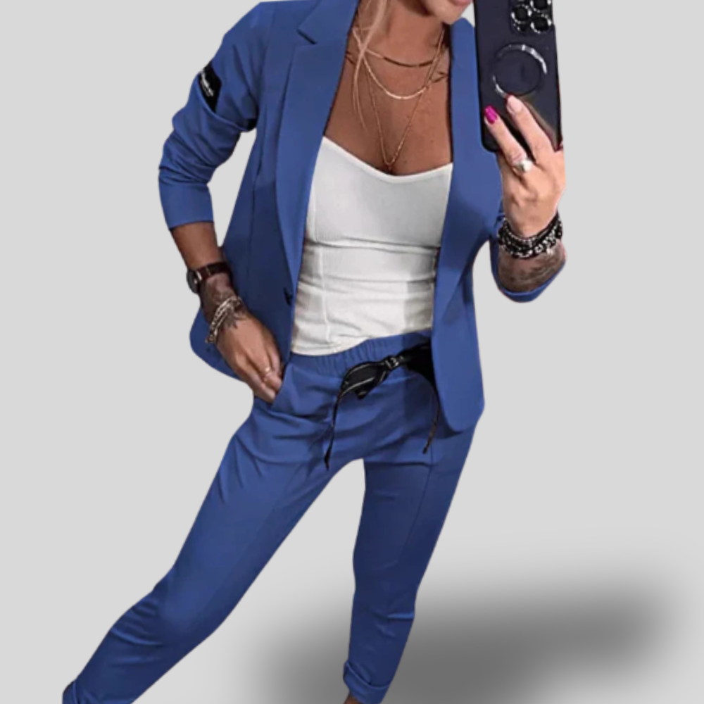 Selina | Sleek Tailored Blazer & Pants Set