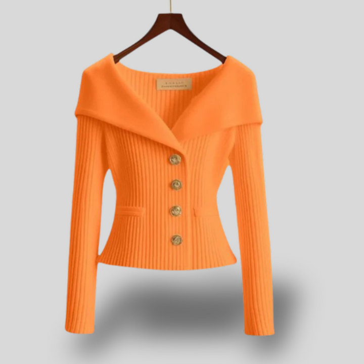 Luna | Off-Shoulder Knit Cardigan