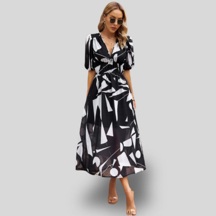 Aria | Elegant Midi Dress