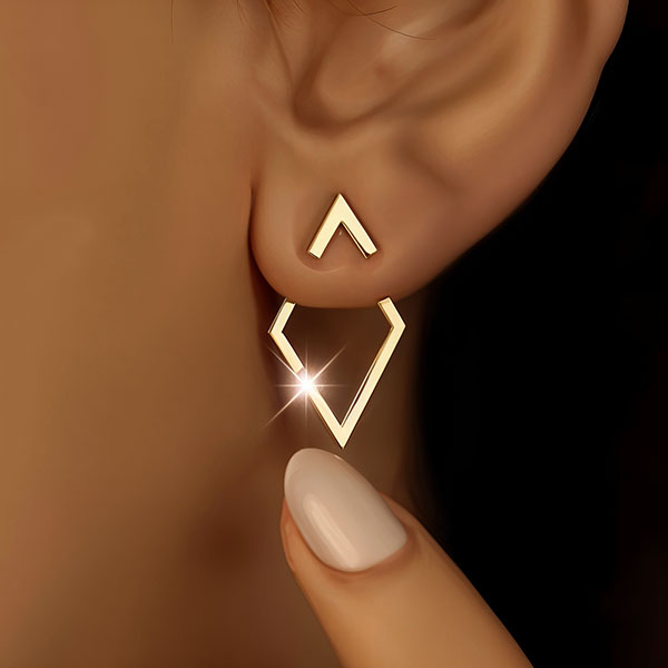 Anglo | Triangle Stud Earrings