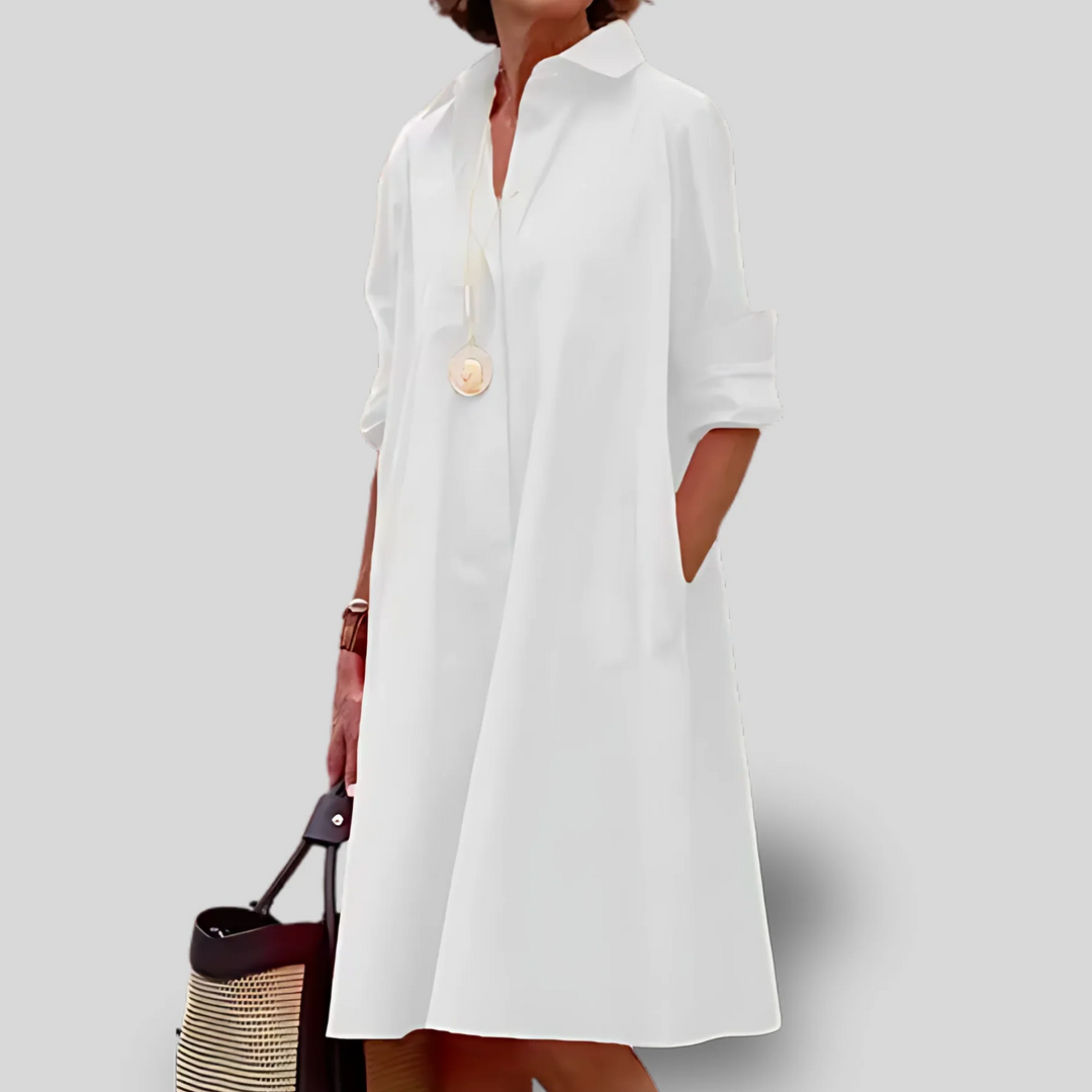 Malen | Minimal Shirt Dress