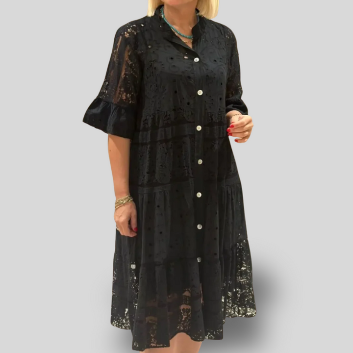 Elayna | Lace Midi Dress