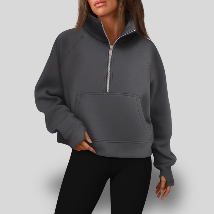Reese | Oversized Half-Zip Sweatshirt