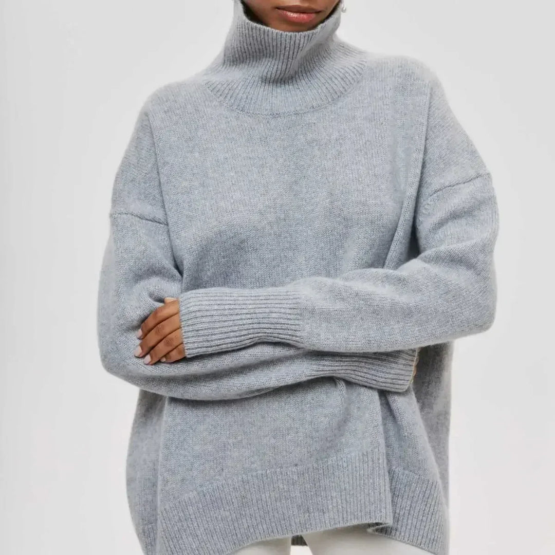 Ava | Relaxed Turtleneck Knit Sweater